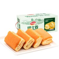 达利园瑞士卷香蕉味1.5kg礼盒装 网红美食蛋糕糕点 休闲零食下午茶点心