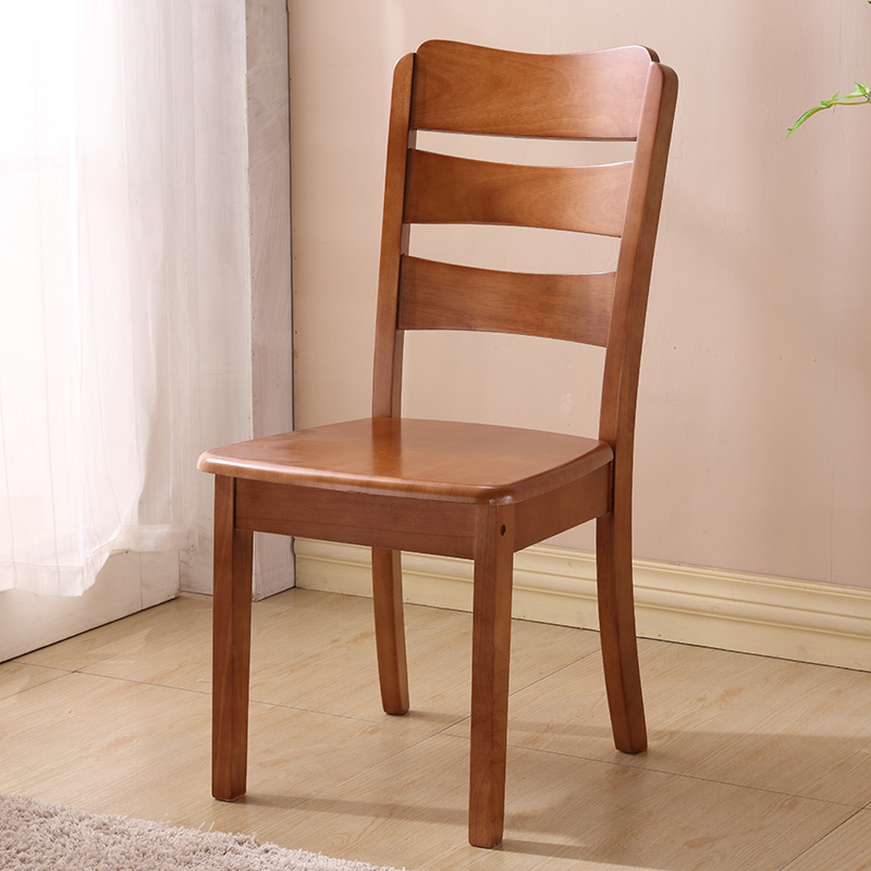 寻木匠实木餐椅家用靠背椅简约现代中式原木餐桌凳子白色餐椅饭店椅子