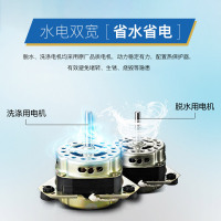 美的(Midea)洗衣机 MP80-DS805 8公斤半自动家用租房老式双缸洗衣机 大容量双桶(灰白色)