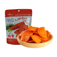 有缘有味即食胡萝卜脆老幼休闲零食营养丰富胡萝卜干果蔬脆25克袋装