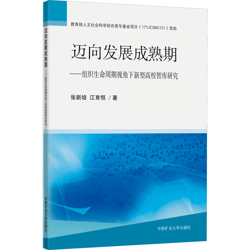 [M]迈向发展成熟期——组织生命周期视角下新型高校智库研究-9787564648282图片