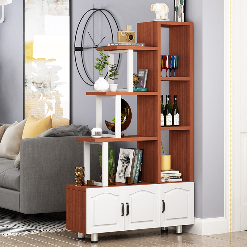 客厅隔断闪电客柜玄关柜屏风装饰柜酒柜现代简约多层花架厅置物架鞋架