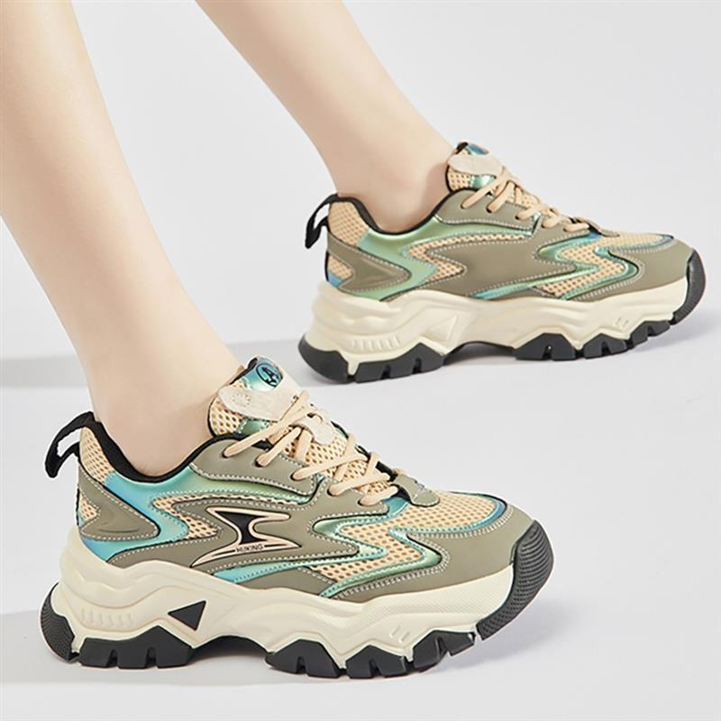 达芙妮旗下SHOEBOX/鞋柜专柜正品休闲鞋女鞋低帮老爹鞋潮流百搭厚底四季板鞋12235169