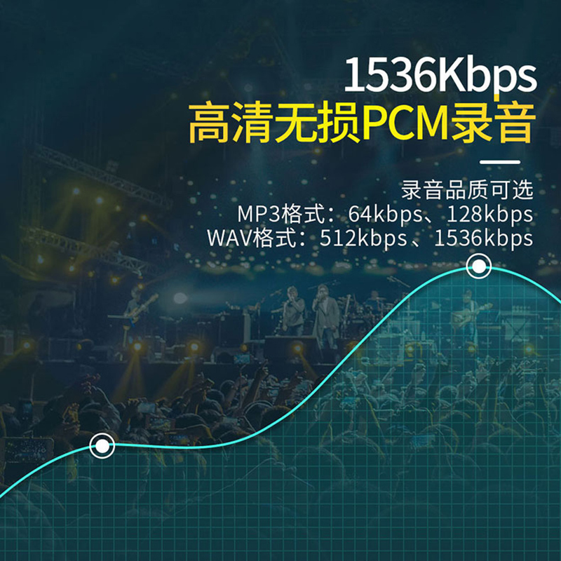[赠语音转文字卡]纽曼录音笔RD07 32G 远距离降噪原声微型会议采访 定时、密码保护记录笔 学生会议课堂取证转文字
