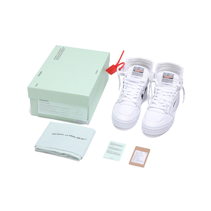 OFF WHITE 2020新品 男士徽标印花休闲高帮运动鞋