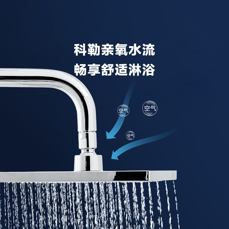 科勒淋浴一体式三出水花洒77365高清大图