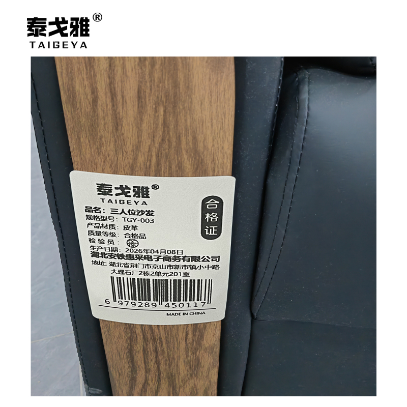 泰戈雅 三人位沙发 TGY-003 张高清大图