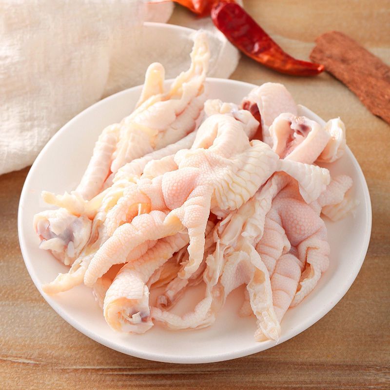 赛卡伊新鲜无骨鸡爪去骨鸡爪脱骨鸡爪冷冻鸡爪手工脱骨大号去骨鸡爪鸡