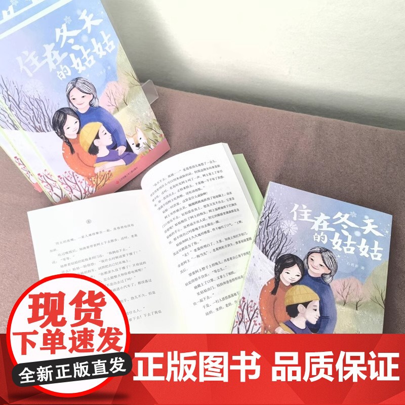 住在冬天的姑姑 石若昕著 青少年温馨成长亲情家庭教育主题读物故事书小学生课外阅读书籍三四五六年级暑假推 荐新华正版高清大图