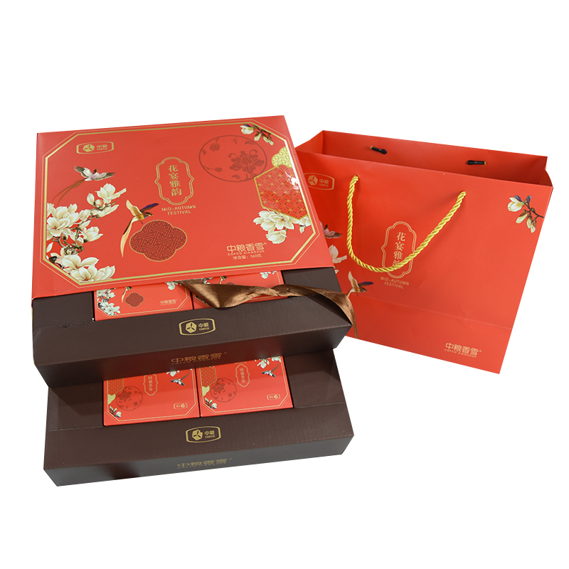 中粮香雪(COFCOXIANGXUE)花宴缤纷月饼套装450g