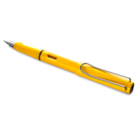 凌美(LAMY) Safari狩猎者系列钢笔墨水笔黄F尖