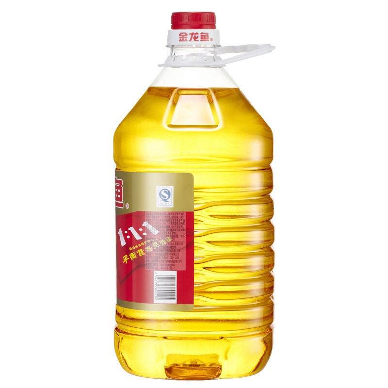 【江苏扶贫】【财政集采】【灌南】丰收金龙鱼黄金比例食用油1箱（5L装4桶 ）