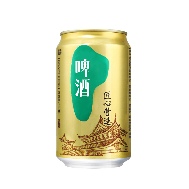 SCP 啤酒拉罐330ml*6听/组 SCP-3247 匠心营造黄啤酒 (100组起订)