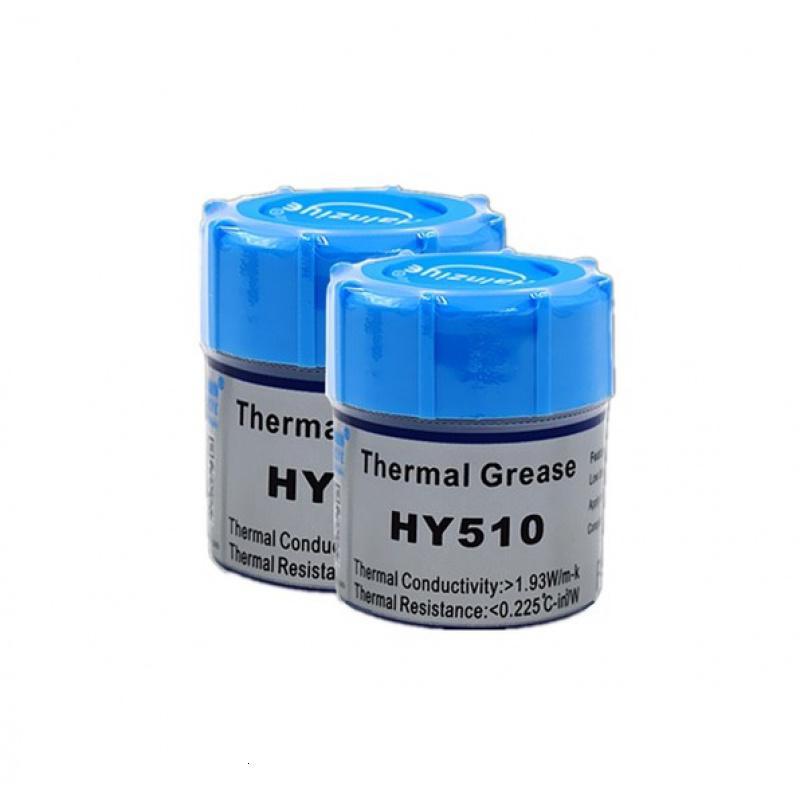 华能智研 HY510 导热膏电脑CPU 显卡散热硅脂硅胶导热膏灰色含银 1瓶(一瓶装)可定制