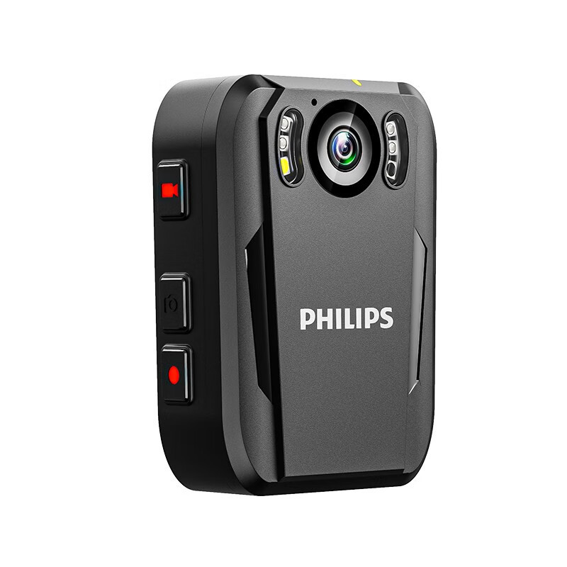 飞利浦(PHILIPS)VTR8102 128G视频记录仪高清红外夜视现场记录胸前佩戴