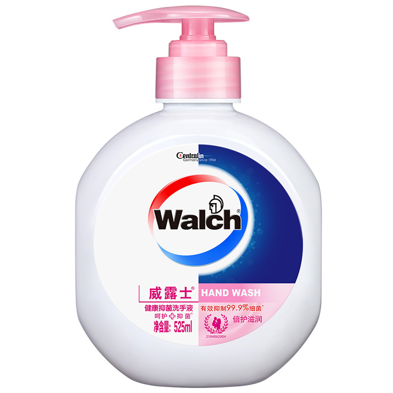 威露士(Walch)健康抑菌洗手液(倍护滋润)525ML 江门专拍