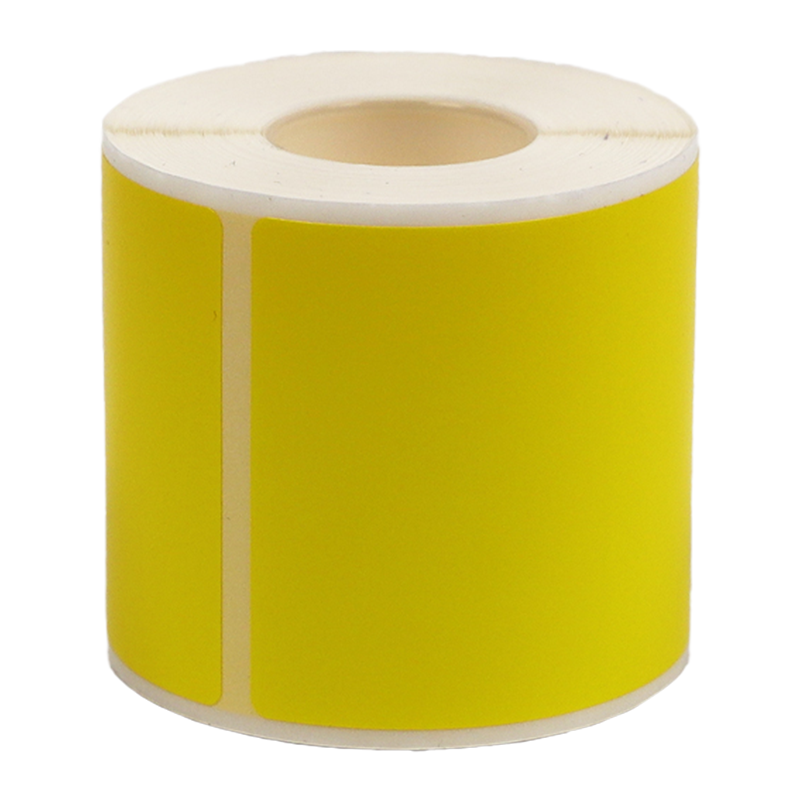 聚墨(JUM) JCA50-30-YL 50mm*30mm 标签胶贴(计价单位:卷)黄色高清大图