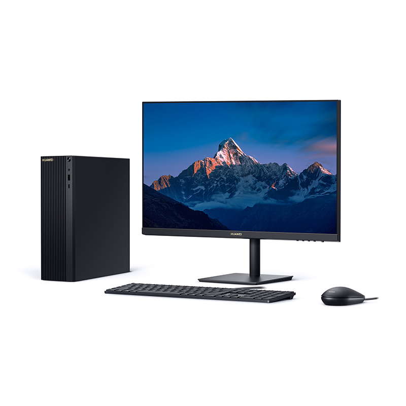 华为小机箱商用台式机 huawei matestation b515 电脑主机(r5 8gb 256