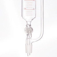 SYNTHWARE F629125GB带刻度恒压滴液漏斗玻璃节门,125mL,19/26 个
