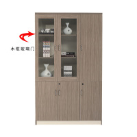 钜晟办公家具板式1.2米右三门文件柜书柜21F302R
