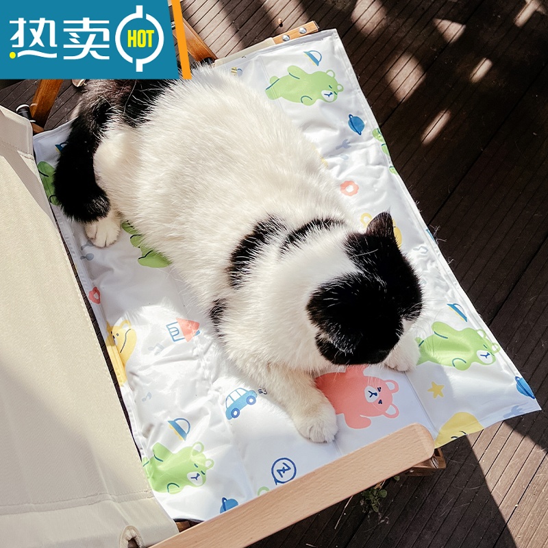 XIANCAI 夏季冰垫宠物猫窝夏日降温狗狗通用大号猫垫子凉席冰窝高清大图