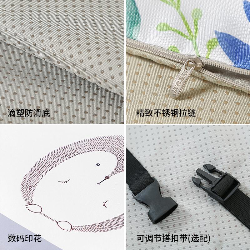 家柏饰(CORATED)夏天透气冰丝坐垫套(不含芯记忆棉夏季椅垫座垫套家用高清大图
