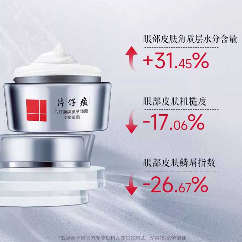 片仔癀(PZH)灵芝臻颜淡纹多效眼霜30g淡化细纹紧致淡化眼袋黑眼圈鱼尾纹提拉紧致护肤品补水保湿化妆品官方旗舰店正品高清大图