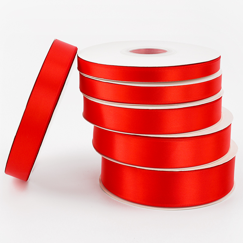 红丝带缎带红绸带结婚红色彩带装饰红布条大红蛋糕包装飘带彩带条