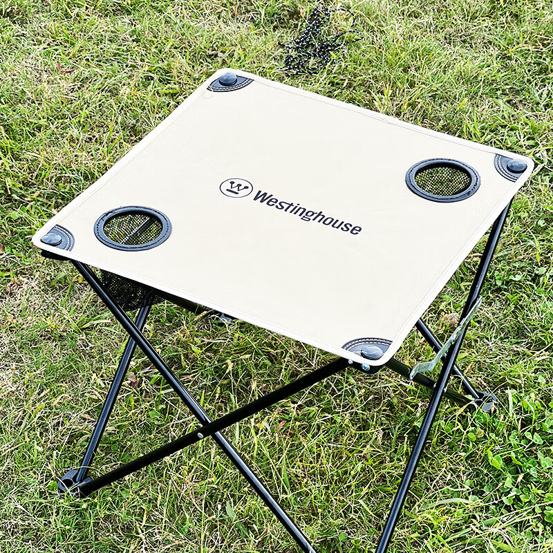 西屋(WESTINGHOUSE) MN18A 野餐桌椅户外露营折叠椅户外随享套装 Air卡其色小方桌+椅子*2高清大图
