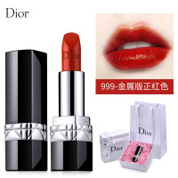 迪奥（Dior）烈艳蓝金唇膏女士滋润口红999哑光/888/666/520/567 999#传奇红金属版