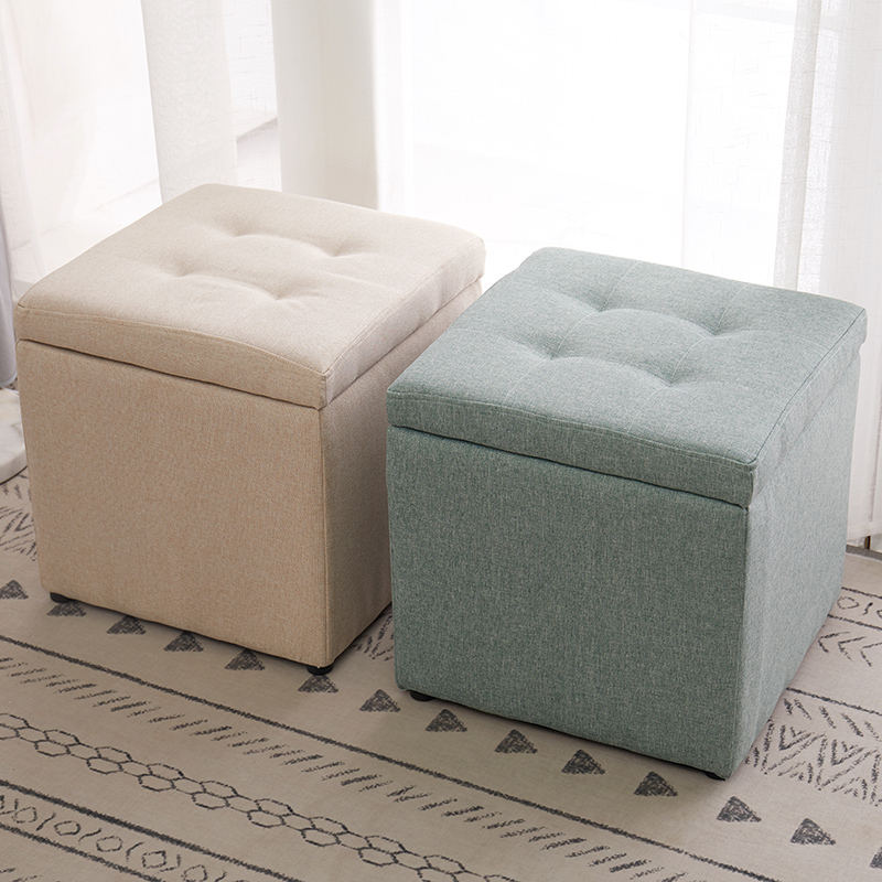 布艺凳子时尚长椅换鞋凳沙发凳储物凳矮凳脚凳穿鞋凳小凳子收纳凳