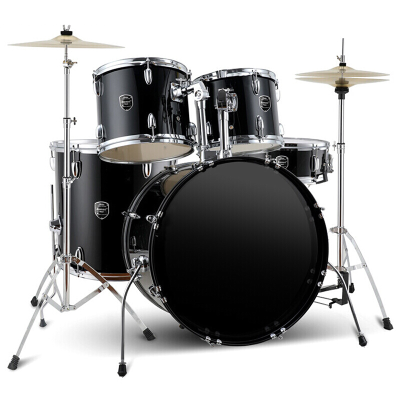 阿萨娜丝 五鼓二镲 r70镲片架子鼓 黑