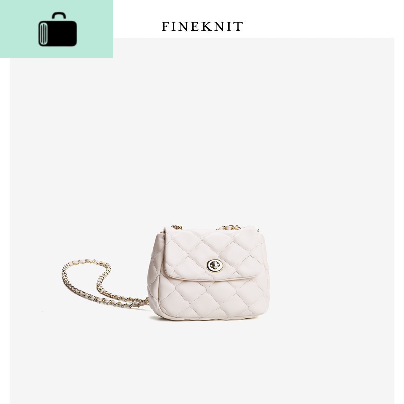 2020夏新款菱格链条时尚云朵包单肩斜挎小包女NEWLAKE高清大图