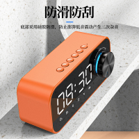 Tbrklm无线蓝牙音箱家用低音炮手机迷你网红小音响便携大声音高音质闹钟功能支付宝微信收款APP智能操作橙色