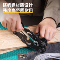 得力(deli)活动头棘轮两用快速扳手 可旋转梅花开口呆梅扳手