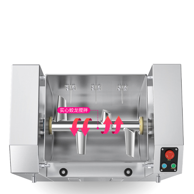 乐创(lecon)低噪音和面机 商用饭店食堂揉面搅面机 15kg/次带掀盖即停 LC-J-HWJ15高清大图
