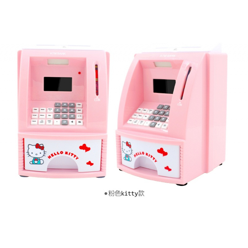 储钱atm存钱储蓄罐创意可爱儿童银行自动存款存取款机智能男女孩