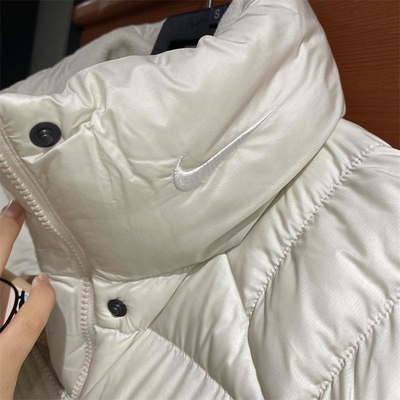 NIKE耐克棉服运动休闲保暖中长款立领女装外套FB7671-104 D