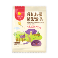 炊趣 有机儿童紫薯馒头208g/8个 有机认证 健康无添加 宝宝营养早餐面点 放心餐包刀切馒头