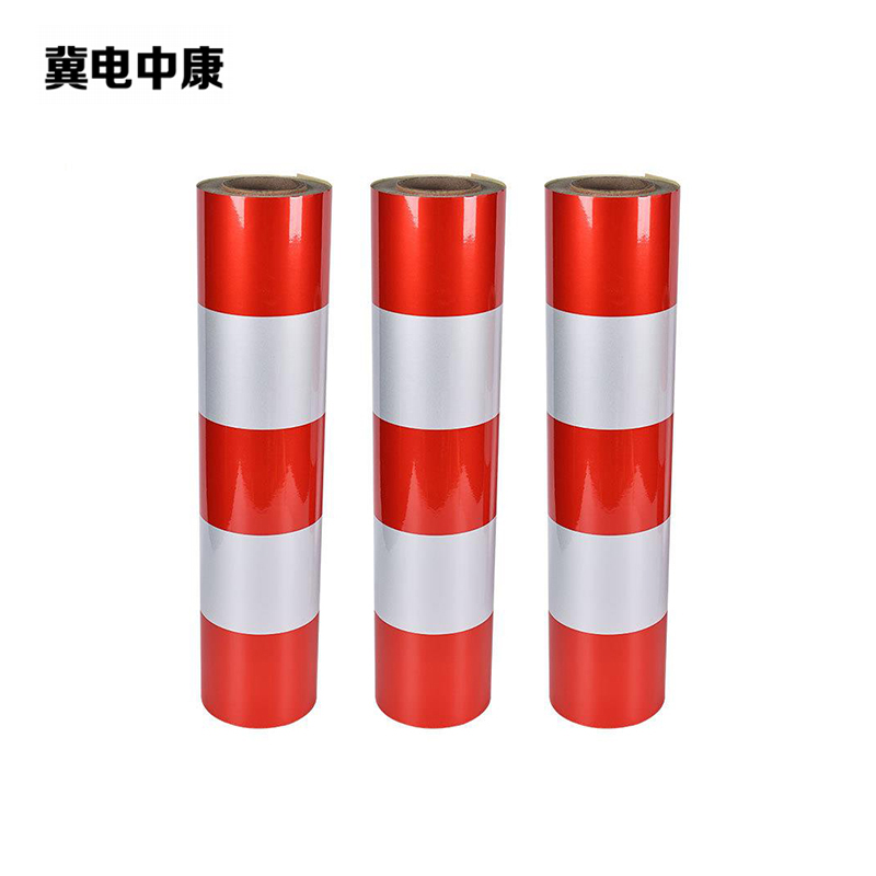 冀电中康 反光防撞警示膜 800*1500mm(三白四红)张高清大图