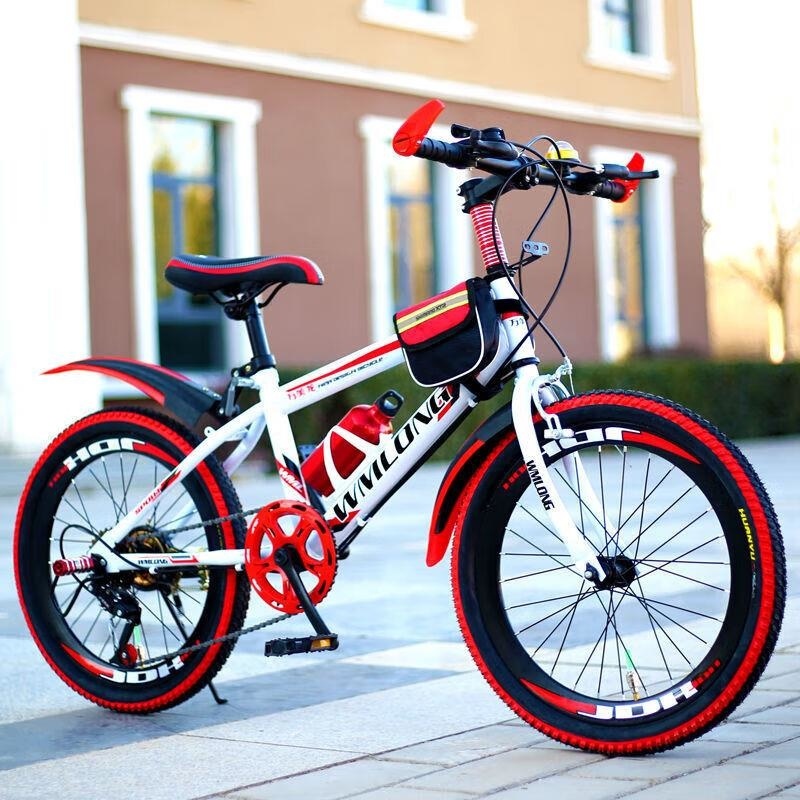 儿童男女自行车8 10 12岁变速山地赛车学生单车20 22 24寸高清大图