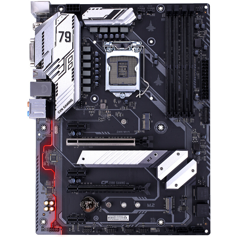 七彩虹CVN Z390 GAMING V20 电竞主板+英特尔i7 9700KF+金士顿KVR 2400 8PCX2