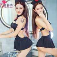 情趣内衣 幽香夜色 性感成码护士套装制服诱惑女连衣裙套装酒店护士装制服诱惑 职业OL空姐学生短裙 夜店情趣内衣套装衣服