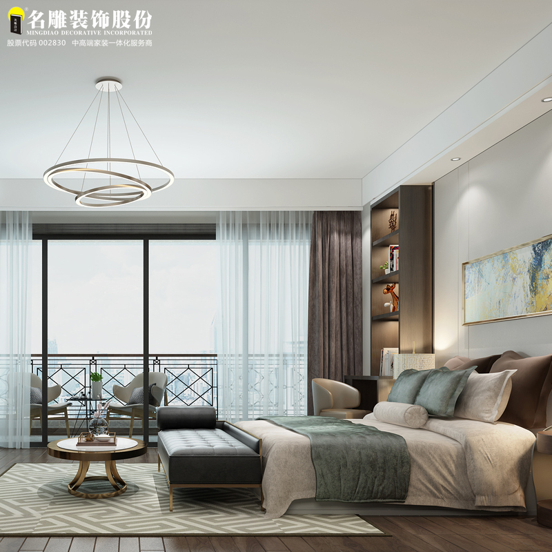 名雕装饰 半包装修施工佛山家装公司简约现代室内装修设计效果图免费上门量房