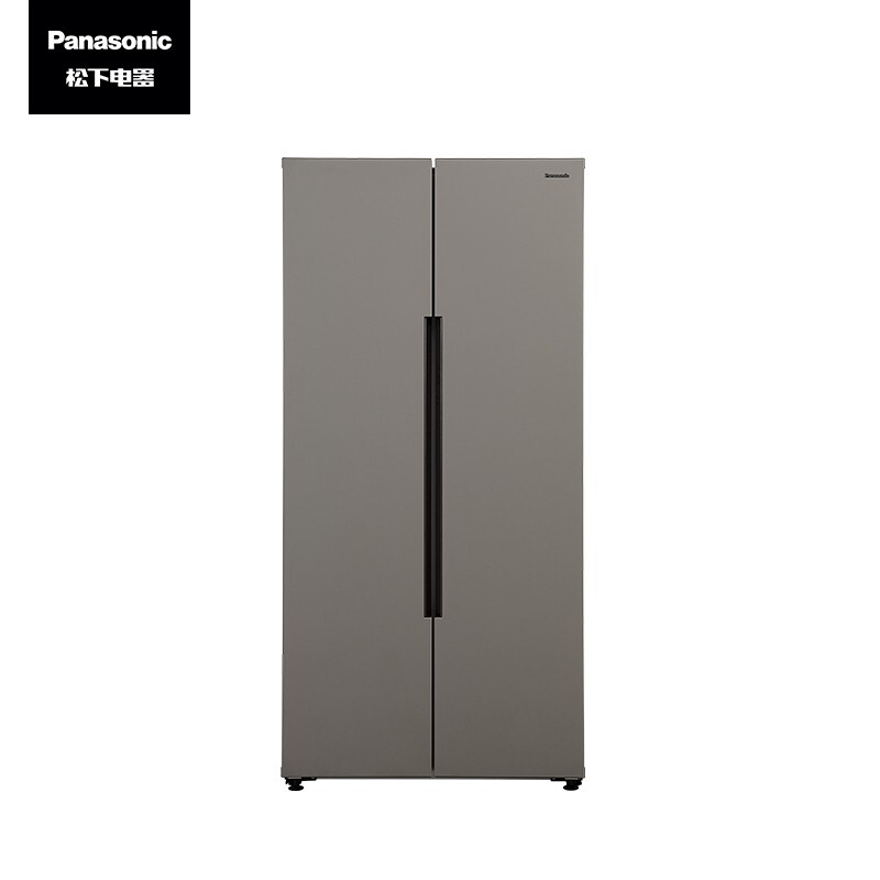 松下(Panasonic)NR-NB57WPA-T 对开门 570升大容量银离子app智控顶置压缩机 格调灰展示柜高清大图