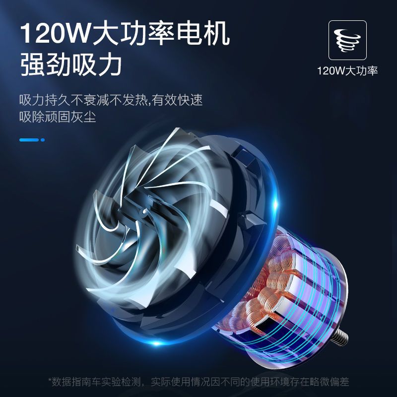 车载吸尘器车用无线充电汽车内家用两用专用小车型大功率强力迷|[100W5000帕吸力]无线充电款 规格图片有介绍赠品搭配