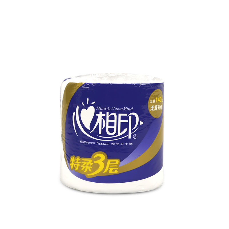 心相印 140克10粒装四层卷筒卫生纸*1提(若发生缺货替换成卷装发货)高清大图