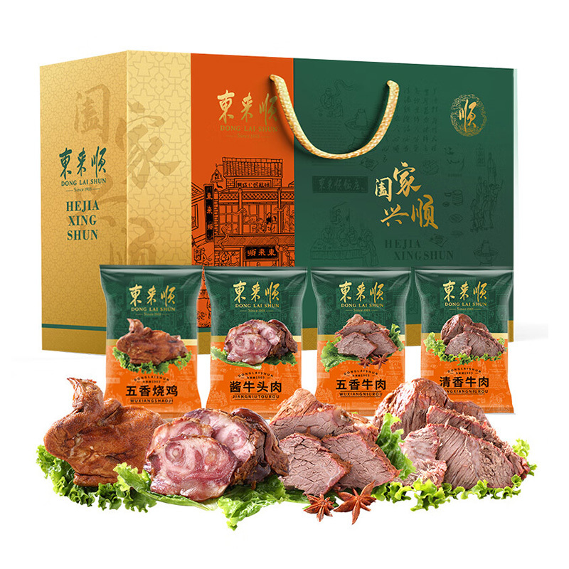 东来顺 阖家兴顺 熟食礼盒1150g