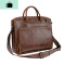 男包 韩版男士手提包时尚潮流公文包商务简约休闲个性手拎包NEW LAKE 咖啡色收藏送礼品