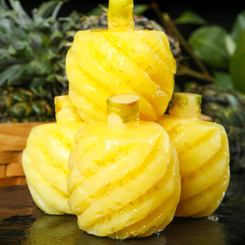 帮农日记云南香水小菠萝5斤现摘新鲜水果产地直发参数